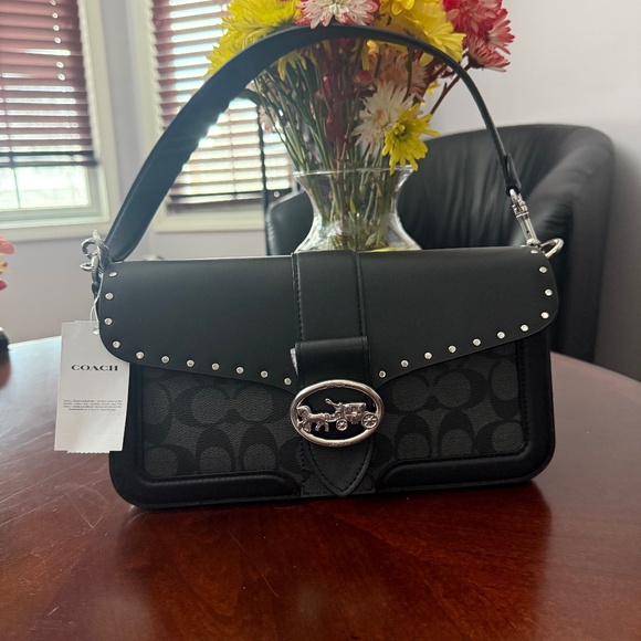 Coach Signature Canvas Bag - Picture 1 of 2